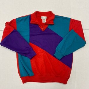 80’s Colorblock Sweatshirt